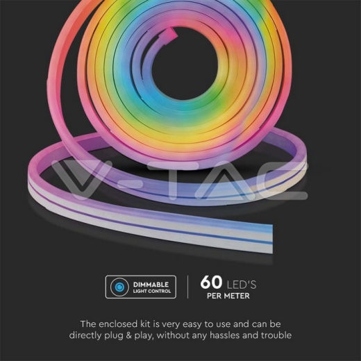 LED Strip Light - 36W EU Plug Compatible with Amazon Alexa And Google Home - 5