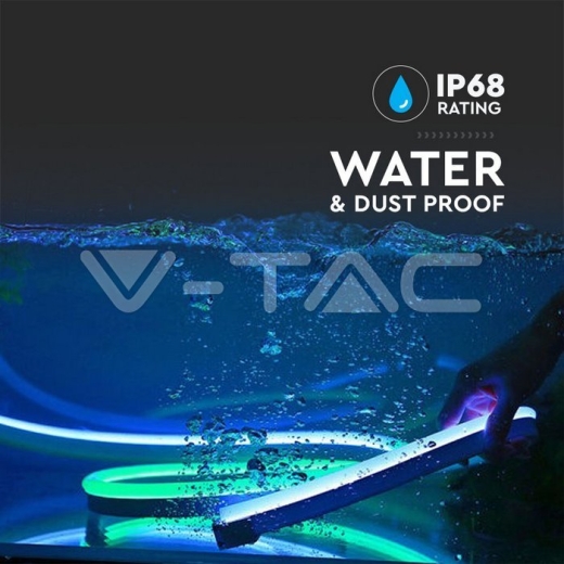 Neon Flex 24V IP68 Blue Cuttable Every 5.5.cm - 6