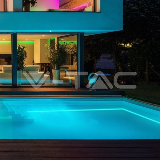 Neon Flex 24V IP68 Blue Cuttable Every 5.5.cm - 8