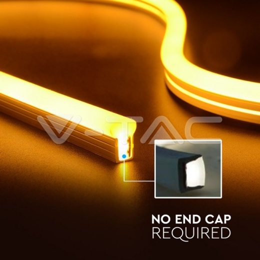 Neon Flex 24V IP68 Yellow Cuttable Every 5.5 cm - 4