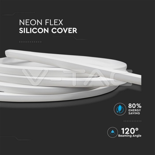 Neon Flex Silicon 24V 6400K CRI >90 5m - 3