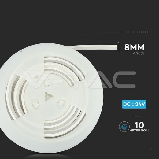 Neon Strip Light Silicon 24V 4000K - 9