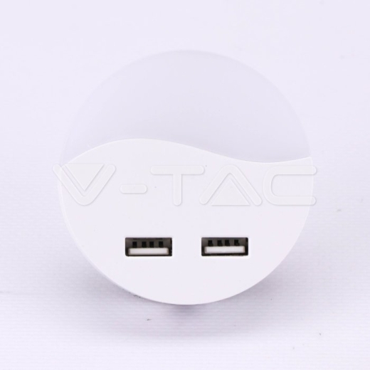 LED Night Light SAMSUNG Chip USB Round 4000K - 2