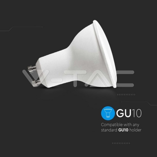 Bombilla LED 4.5W GU10 SMD blanco Plástico 4000K 6uds/pack - 3