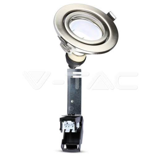 LED Spotlight 5W GU10 Fitting Satin Nichel Body 3000K 3pcs/Pack - 8