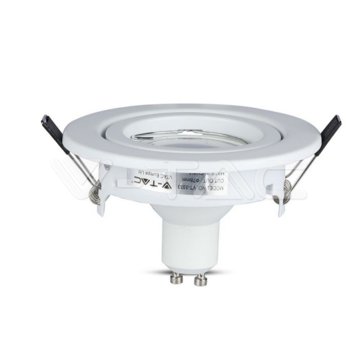 LED Spotlight 5W GU10 Fitting White Body 3000K 3pcs/Pack - 5