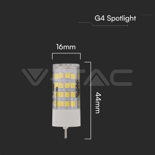 LED Spotlight SAMSUNG Chip G4 3.2W Plastic 6400K - 4