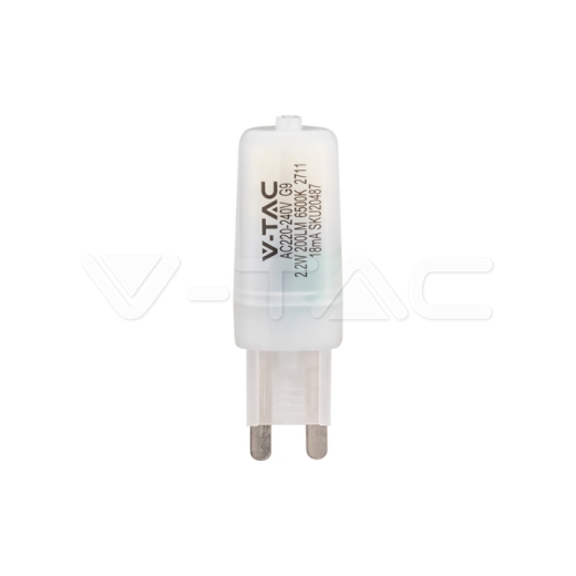 LED Spotlight SAMSUNG CHIP G9 2.2W Plastic 4000K - 1