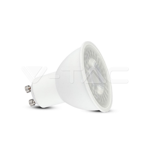 LED Spotlight SAMSUNG Chip GU10 5W White Plastic 3000K 12pcs/pack - 3