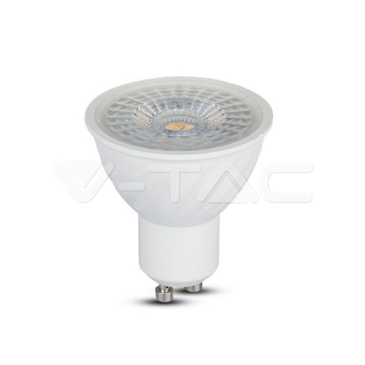 LED Spotlight SAMSUNG Chip GU10 6.5W Ripple Plastic 110° 3000K - 1