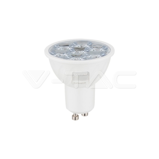 LED Spotlight SAMSUNG CHIP GU10 6W Ripple Plastic 10°D 4000K - 1