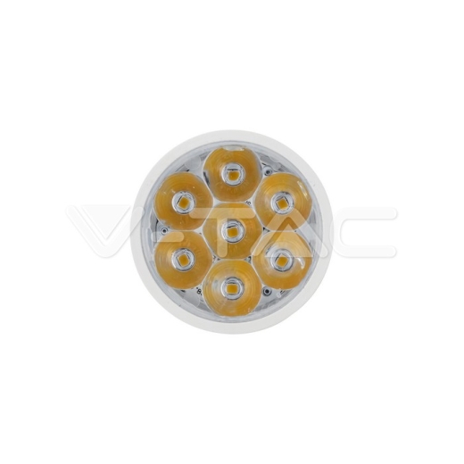 LED Spotlight SAMSUNG CHIP GU10 6W Ripple Plastic 10°D 4000K - 2