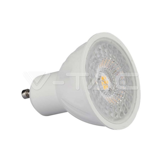 LED Spotlight SAMSUNG Chip GU10 6W Ripple Plastic 110°D 4000K - 2