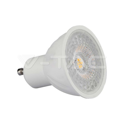 LED Spotlight SAMSUNG CHIP GU10 6W Ripple Plastic 38°D 6500K - 3