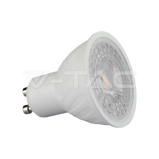 LED Spotlight SAMSUNG Chip GU10 6W Ripple Plastic 110°D 6400K - 2