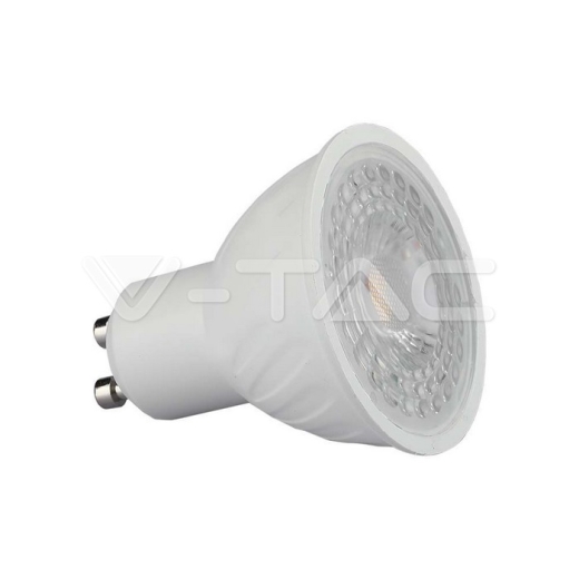 Foco LED SAMSUNG Chip GU10 6W Plástico Ondulado 38°D 4000K - 2