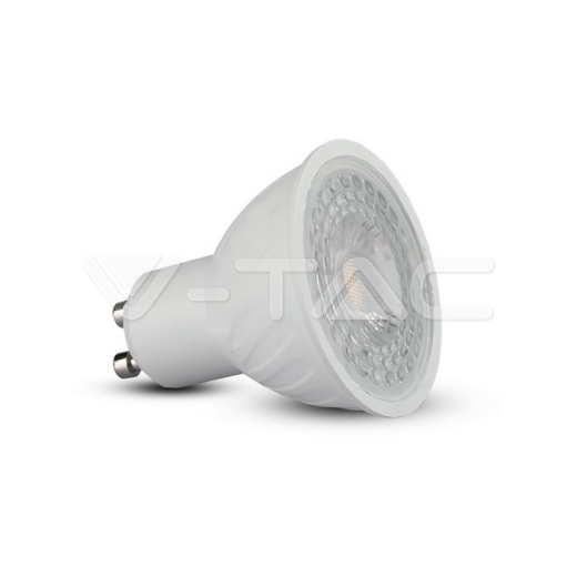 Bombilla LED GU10 7W SAMSUNG Chip - de plástico SMD con lentes 3000K - 2