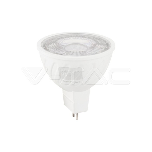 Foco LED SAMSUNG Chip GU5.3 6W MR16 Ondulado Plástico 38° 6500K - 1