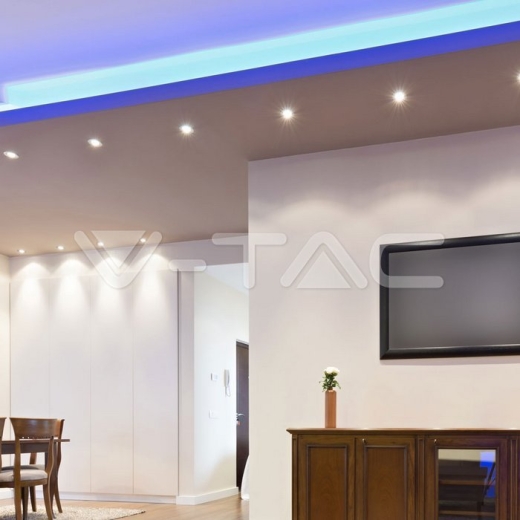 LED Spotlight SAMSUNG Chip GU5.3 6.5W MR16 Ripple Plastic 38° 6400K - 6