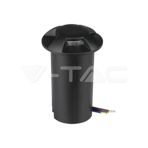 Baliza Escalera 1W Cuerpo Negro 4 direcciones 6500K - 1