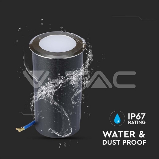 Baliza Escalera 1W Cuerpo Gris 3000K - 4