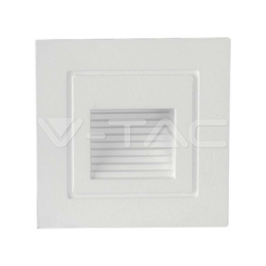 Foco de Paso LED 3W Cuerpo Blanco 3000K - 1