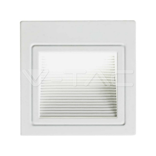Foco de Paso LED 3W Cuerpo Blanco 4000K IP20 - 1
