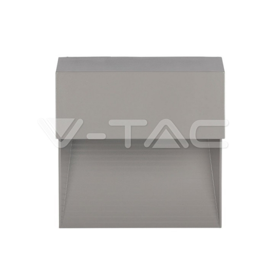 3W LED Steplight Grey Body Square Warm White - 3