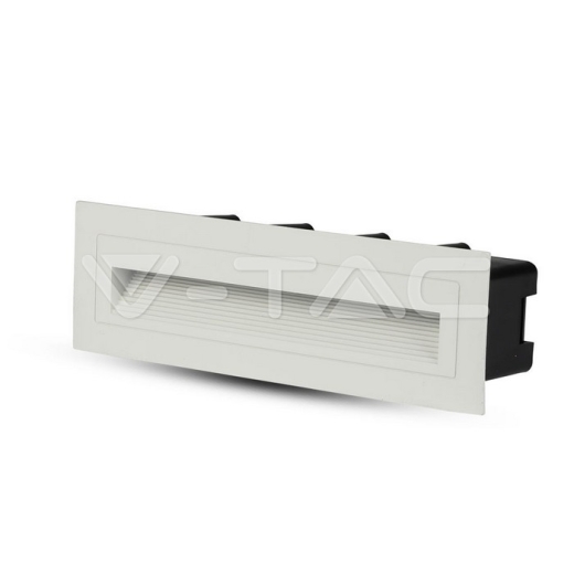 Lámpara de peldaño 6W LED cuerpo blanco 3000K - 1