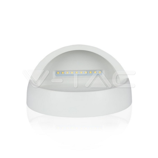 Luz LED para peldaño 3W cuerpo blanco redondo blanco cálido - 2