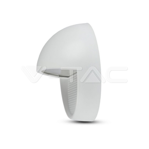 Luz LED para peldaño 3W cuerpo blanco redondo blanco cálido - 5