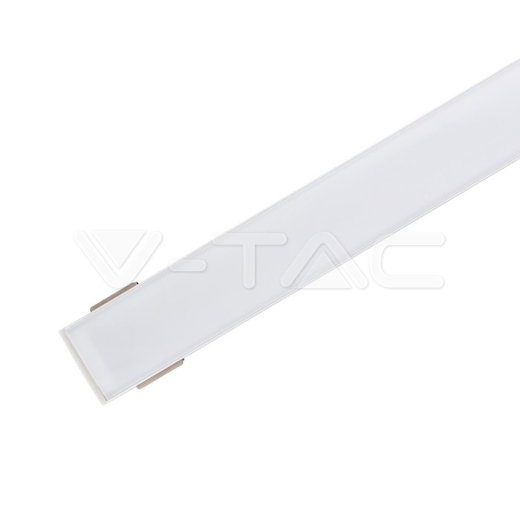LED Strip Mounting Kit With Diffuser Aluminum 2000 x 30 x 20mm Milky - 1