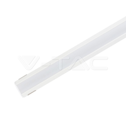 Kit de montaje para tiras de LED de aluminio con difusor blanco 2000 x 19 x 19mm - 1