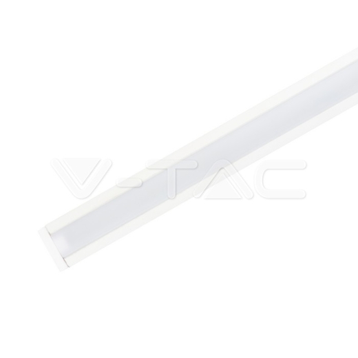 Kit de montaje para tiras de LED de aluminio con difusor blanco 2000 x 24.7 x 7mm - 1