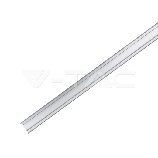 Kit de montaje para neon flexo de aluminio con difusor para empotrar sin tapas 2000mm - 2