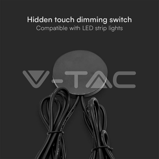 Hidden Touch Dimmer Switch For LED Strip Light Black Body - 2
