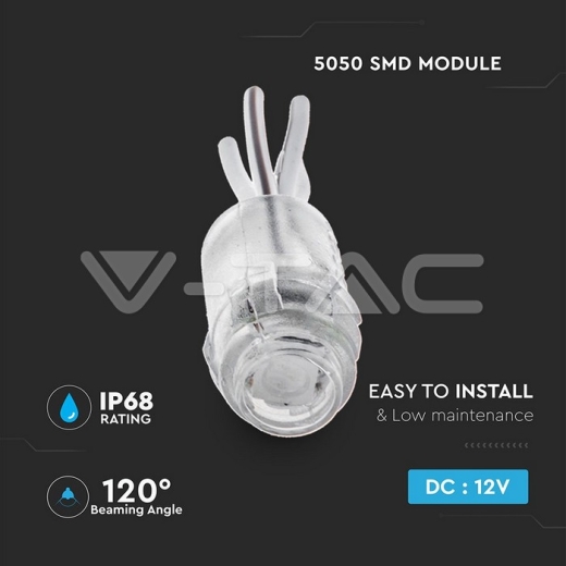 LED Module 0.24W SMD2835 Green IP68 - 2