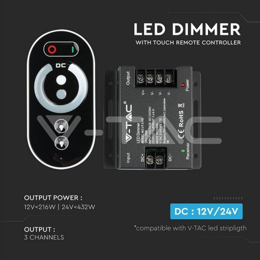 Dimmer LED con mando táctil - 5