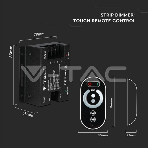 Dimmer LED con mando táctil - 6