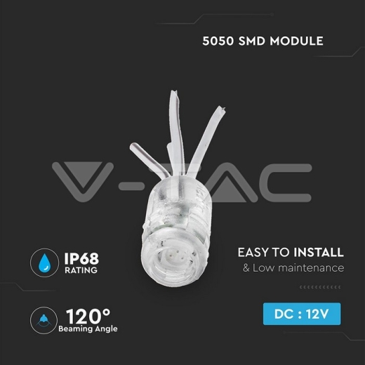 LED Module 0.24W SMD2835 Blanco frio IP68 - 2