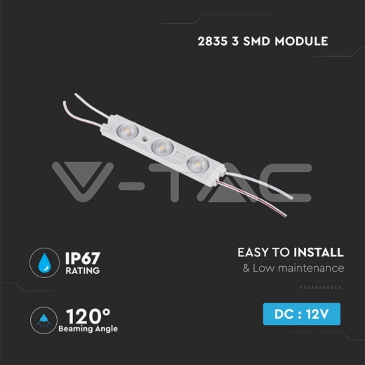 LED Module 1.5W 3LED SMD2835 Verde IP67 - 2
