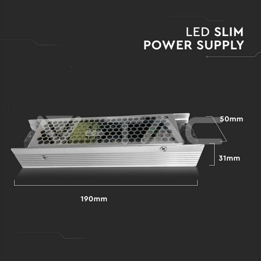 Transformadores LED - 120W 12V 10A Metal Slim - 4