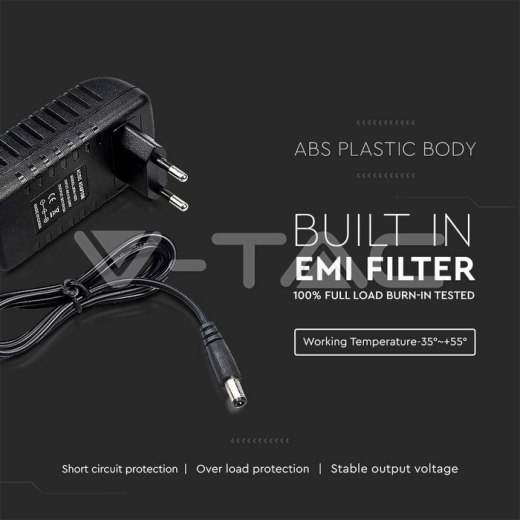 Fuente de alimentación 30W 12V 2.5A Plástico IP44 - 3