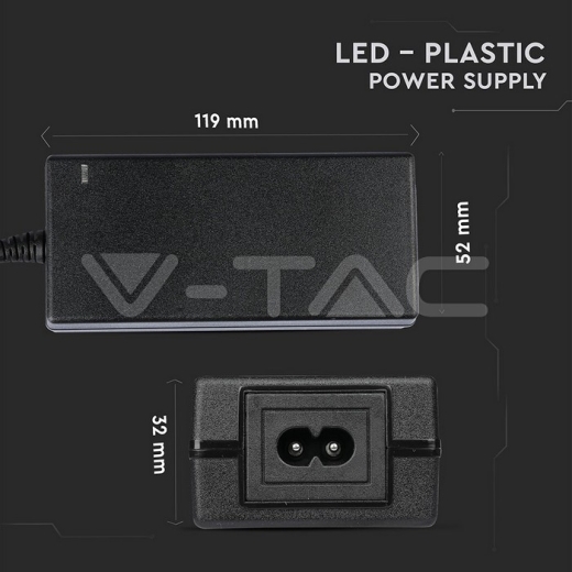 LED Power Supply 60W 24V 2.5A IP44 Plastic - 7