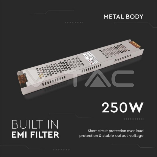 LED Power Supply 250W 24V 10.41A IP20 - 3