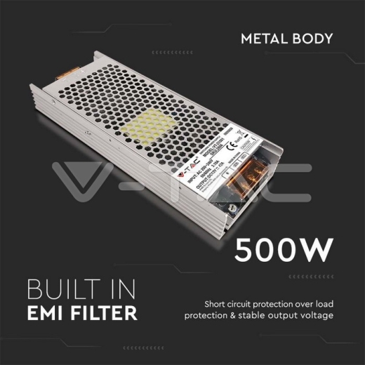 LED Power Supply 500W 12V 42A IP20 - 3