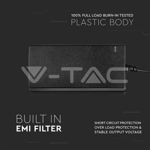 Fuente de alimentación LED- 78W 12V 6.5A Plástico IP44 - 4