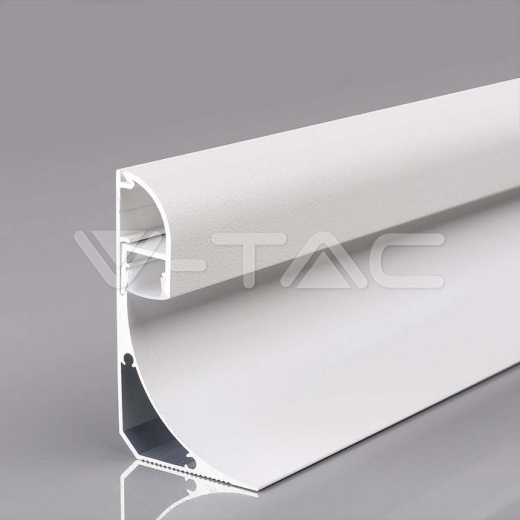 Kit Montaje Tira LED Con Difusor Aluminio 2000*60*36mm Cuerpo Plata - 1