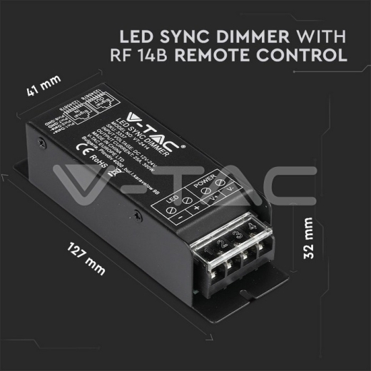 Dimmer LED BF 14 butones Control remoto - 7