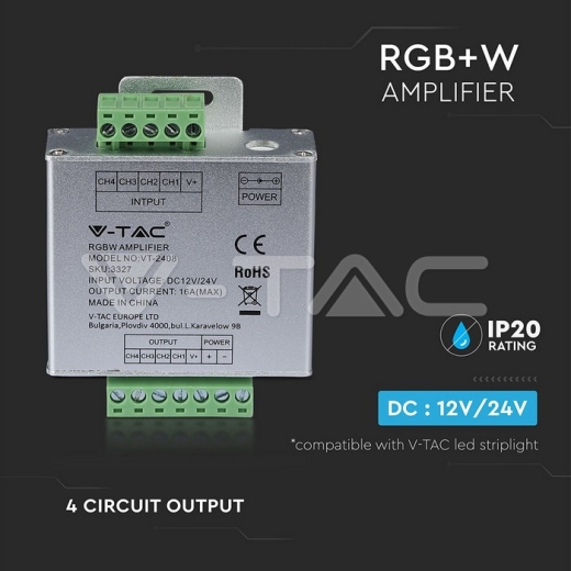 RGB+W Amplifier /for LED Strip 2159/ - 5